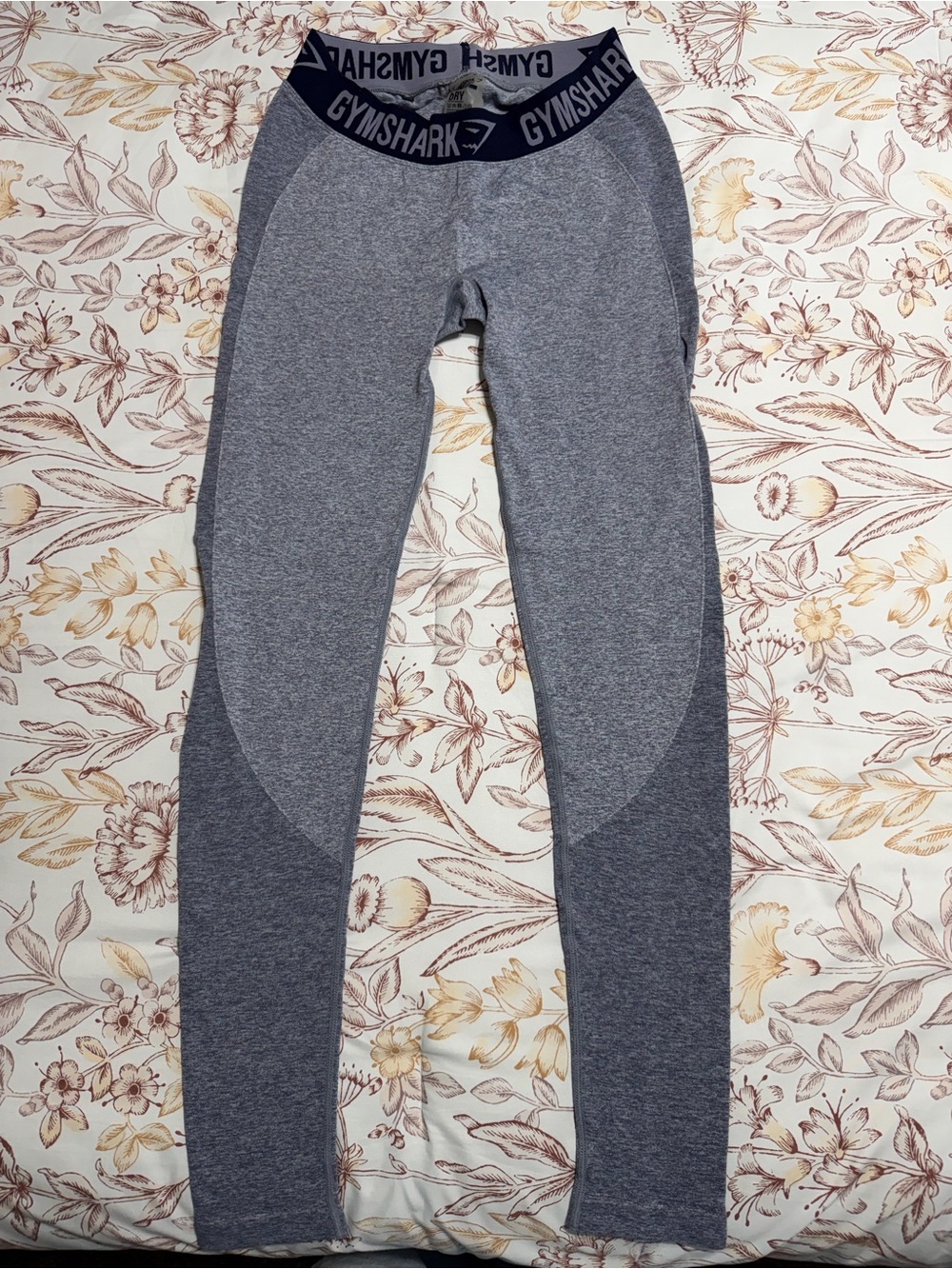 Gymshark Blue Seamless Two-Tone Leggings